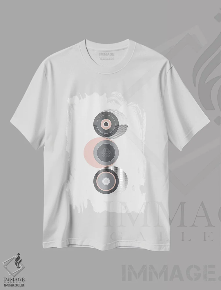 تیشرت سفید طرح دار – تیشرت فانتزی ,طرح اسکاندیناوی شماره اثر ملانی ویولا immage.ir