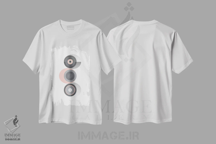 تیشرت سفید طرح دار – تیشرت فانتزی ,طرح اسکاندیناوی شماره اثر ملانی ویولا immage.ir