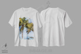 تیشرت سفید طرح دار – تیشرت طبیعت ,فلوریدا، بهشتی واقعی اثر ملانی ویولا immage.ir