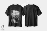 تیشرت مشکی طرح دار – تیشرت مونوکروم ,عصر در پل وست مینستر | تک رنگ اثر ملانی ویولا immage.ir