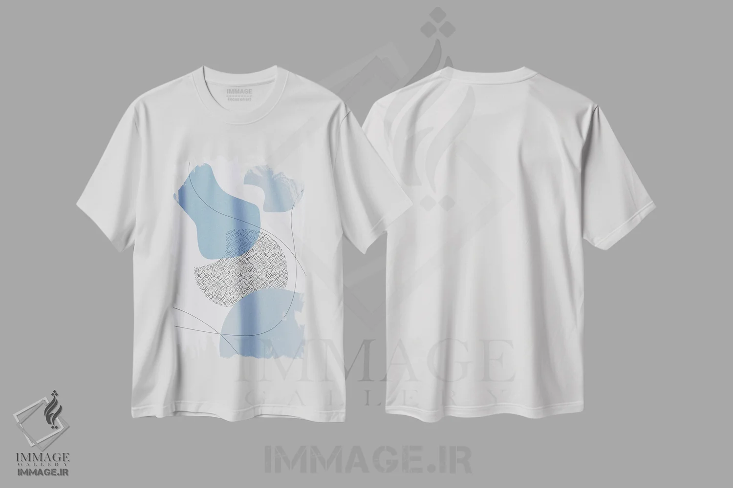 تیشرت سفید طرح دار – تیشرت گرافیکی ,مدرن نیمه قرن دوم اثر ملانی ویولا immage.ir