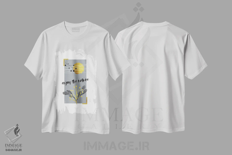 تیشرت سفید طرح دار – تیشرت تابستانی ,تأمل بر ضروریات اثر ملانی ویولا immage.ir