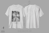 تیشرت سفید طرح دار – تیشرت شهری ,در کانون توجه: پل بروکلین نیویورک اثر ملانی ویولا فروشگاه ایماژ
