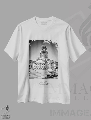 تیشرت سفید طرح دار – تیشرت اروپایی ,در کانون توجه: میدان ژاندارمن مارکت برلین اثر ملانی ویولا فروشگاه ایماژ