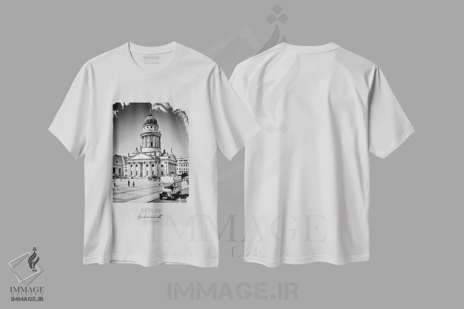 تیشرت سفید طرح دار – تیشرت اروپایی ,در کانون توجه: میدان ژاندارمن مارکت برلین اثر ملانی ویولا فروشگاه ایماژ