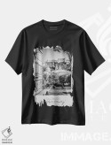 تیشرت مشکی طرح دار – تیشرت شهری ,در کانون توجه: منظره ای زیبا به قلعه سالزبورگ اثر ملانی ویولا فروشگاه ایماژ