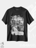 تیشرت مشکی طرح دار – تیشرت سفر ,تمرکز بر: واین اشتادل نورنبرگ، برج آب، پل جلاد اثر ملانی ویولا immage.ir