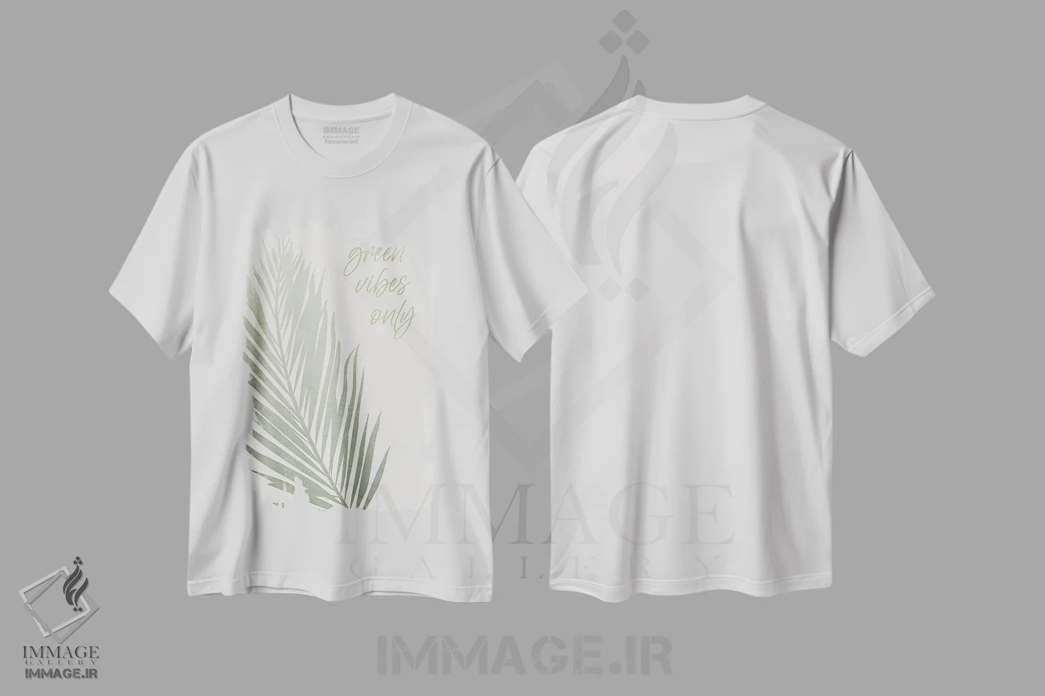 تیشرت سفید طرح دار – تیشرت طبیعت ,فقط حال و هوای سبز اثر ملانی ویولا immage.ir