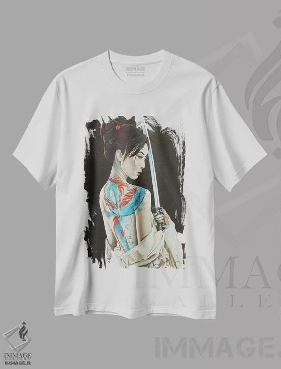 تیشرت سفید طرح دار – تیشرت هنری ,تحقیر شده اثر مارک فاکس immage.ir
