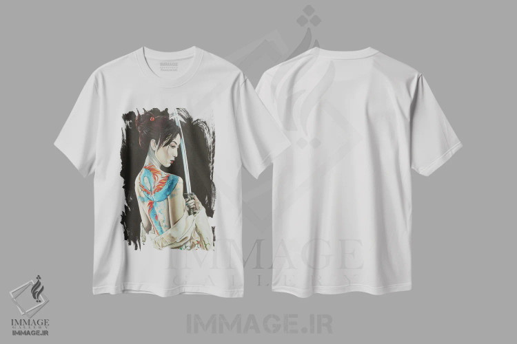 تیشرت سفید طرح دار – تیشرت هنری ,تحقیر شده اثر مارک فاکس immage.ir