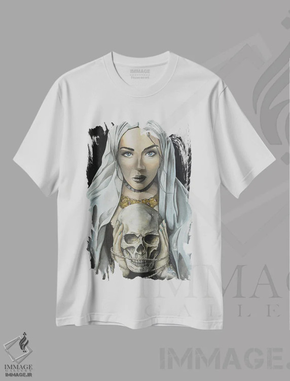 تیشرت سفید طرح دار – تیشرت فانتزی ,واقعاً مهم نیست اثر مارک فاکس immage.ir