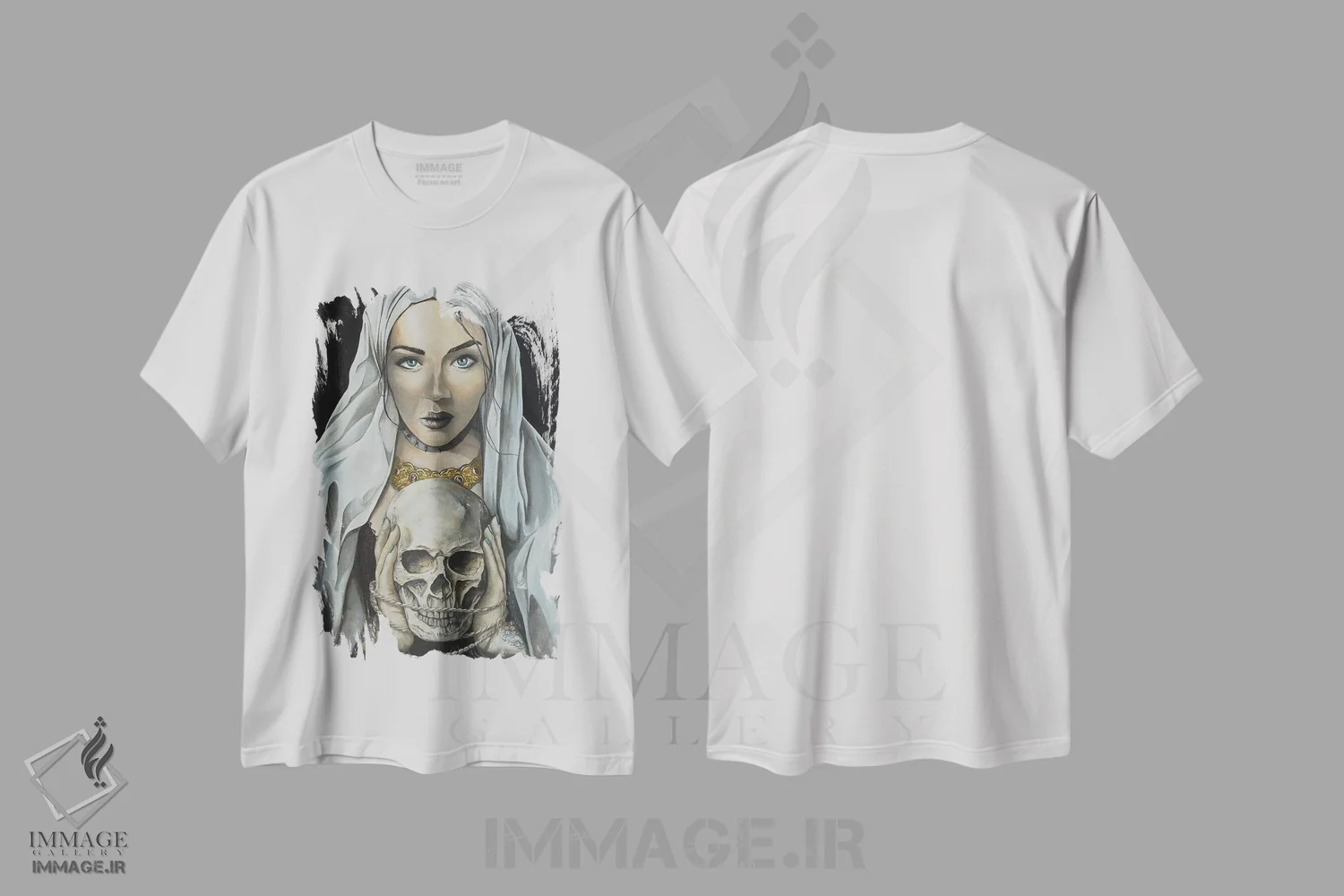 تیشرت سفید طرح دار – تیشرت فانتزی ,واقعاً مهم نیست اثر مارک فاکس immage.ir