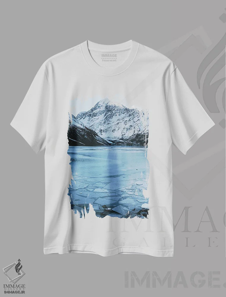 تیشرت سفید طرح دار – تیشرت منظره ,آئوراکی کوک اثر ملیسا فایندلی immage.ir