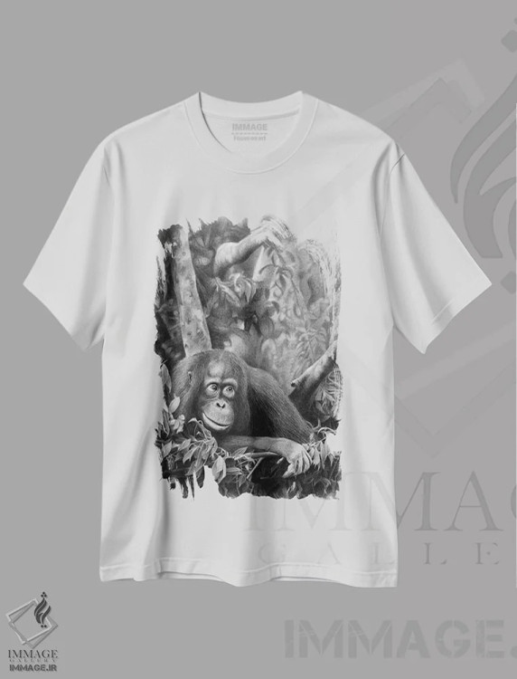 تیشرت سفید طرح دار – تیشرت هنری ,نوجوان اثر میرو گرادینشاک فروشگاه ایماژ