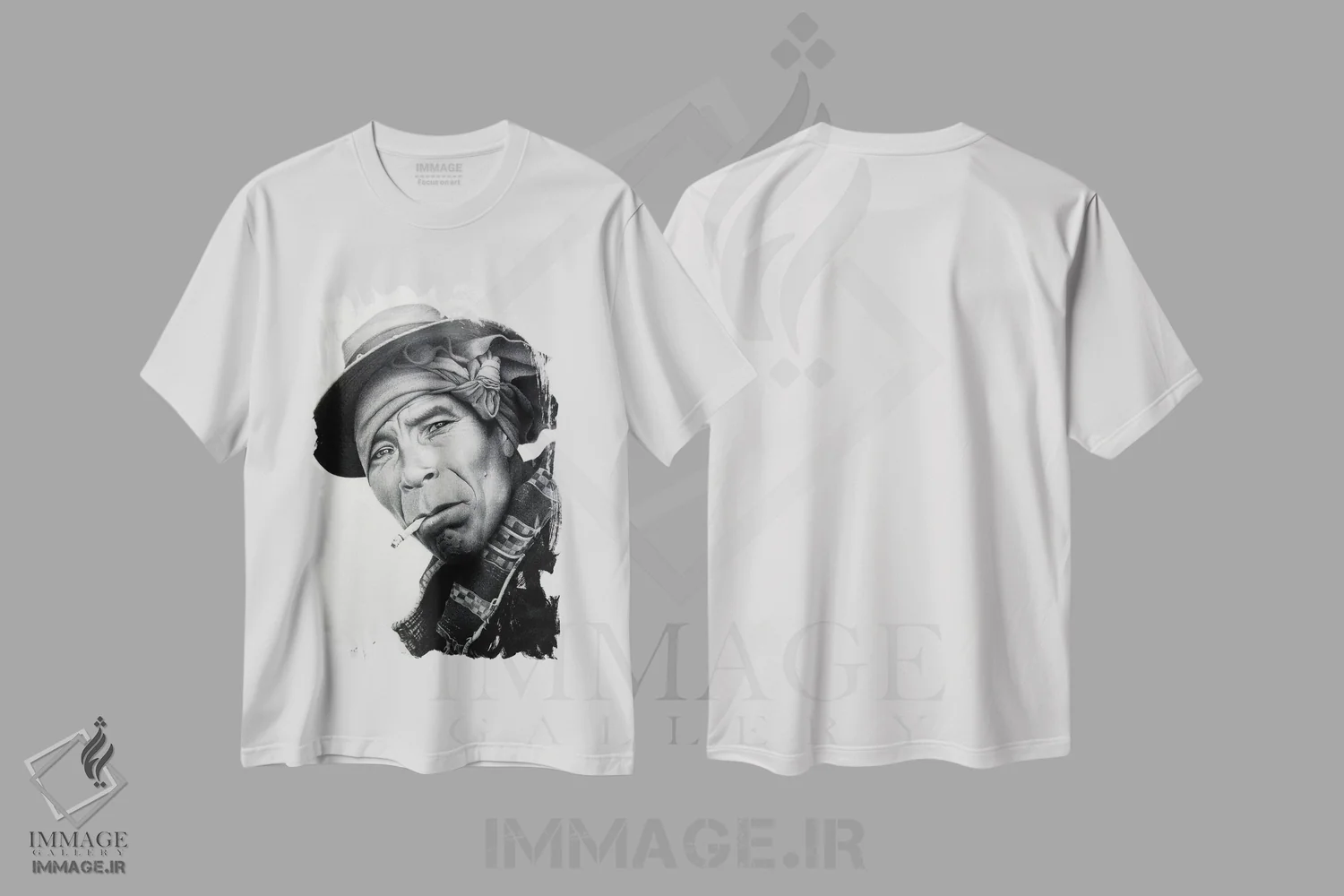 تیشرت سفید طرح دار – تیشرت پرتره ,مکزیک اثر میرو گرادینشاک immage.ir