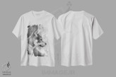 تیشرت سفید طرح دار – تیشرت حیوانات ,بونزو اثر میرو گرادینشاک immage.ir
