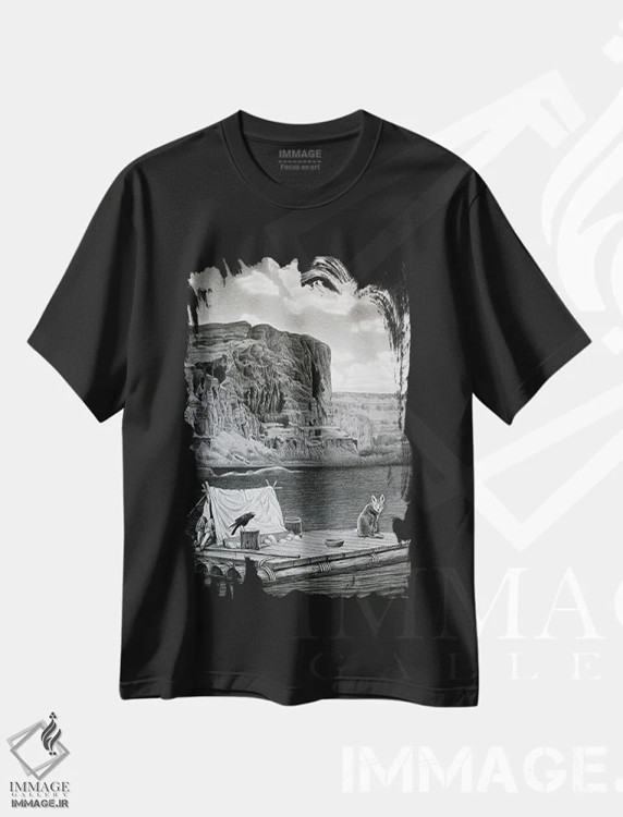 تیشرت مشکی طرح دار – تیشرت طبیعت ,در گرند کنیون اثر میرو گرادینشاک immage.ir