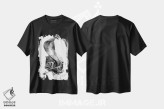تیشرت مشکی طرح دار – تیشرت فانتزی ,کبرا اثر میرو گرادینشاک فروشگاه ایماژ