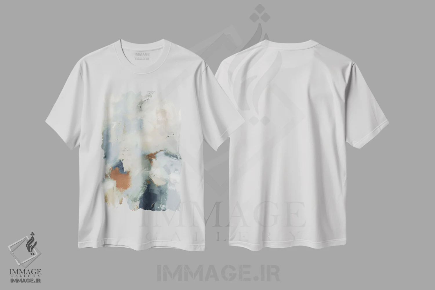 تیشرت سفید طرح دار – تیشرت هنری ,از همه چیز عبور کردن V30 اثر میشل گورت فروشگاه ایماژ