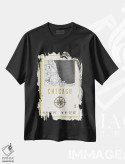تیشرت مشکی طرح دار – تیشرت شهری ,شیکاگو، ایلینوی اثر نیچر مجیک immage.ir