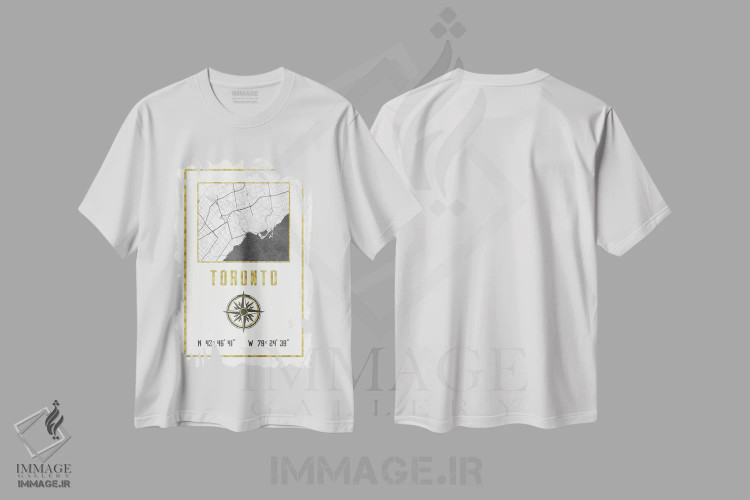 تیشرت سفید طرح دار – تیشرت شهری ,تورنتو، اونتاریو، کانادا اثر نیچر مجیک immage.ir