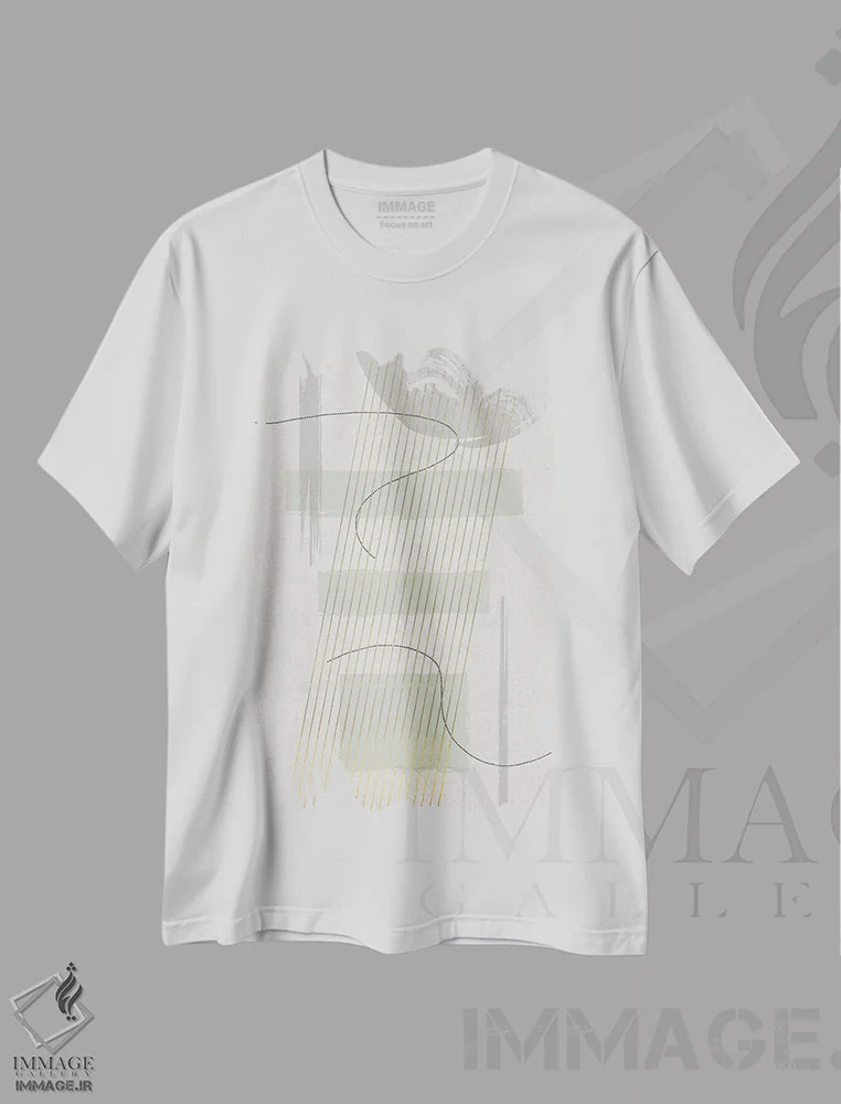 تیشرت سفید طرح دار – تیشرت بوهمی ,سبک بوهمی شماره اثر ملانی ویولا فروشگاه ایماژ