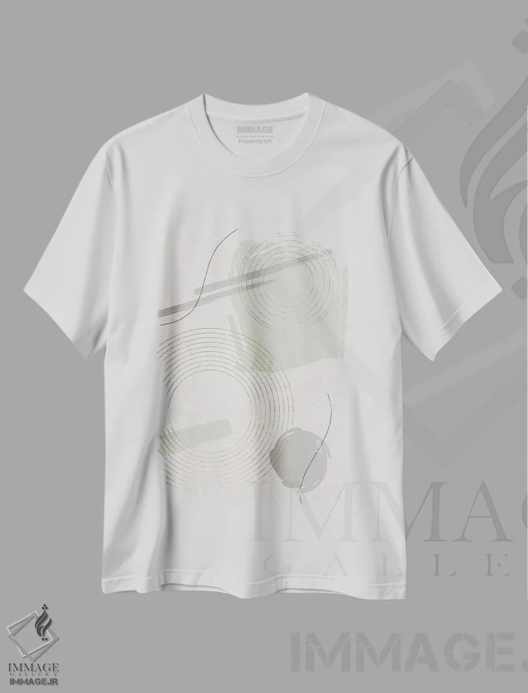 تیشرت سفید طرح دار – تیشرت بوهو ,سبک بوهمی شماره اثر ملانی ویولا immage.ir