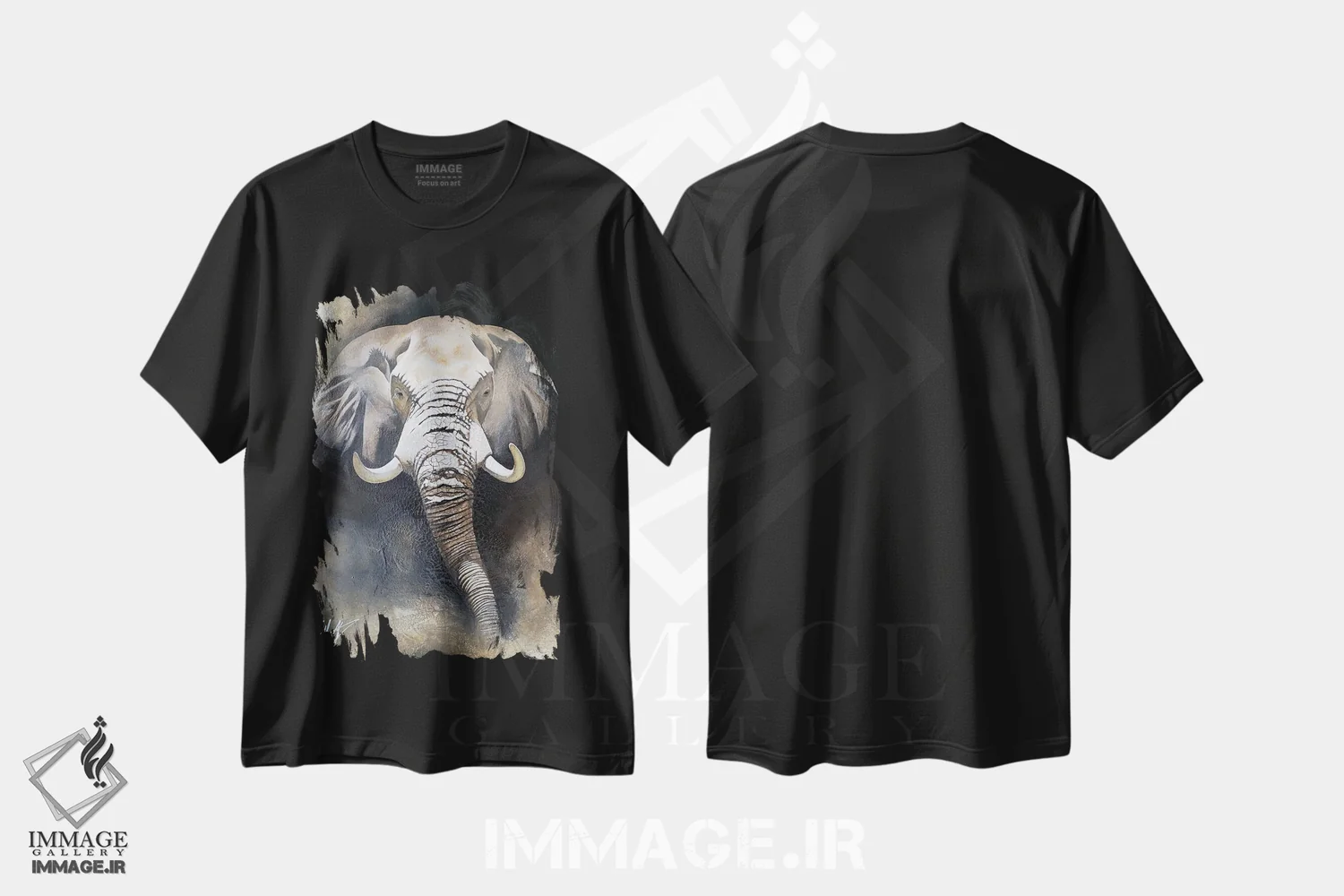 تیشرت مشکی طرح دار – تیشرت حیوانات ,سرزمین مادر اثر مایکل گلدزوایگ immage.ir