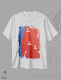 تیشرت سفید طرح دار – تیشرت ورزشی ,دریای سرخ اثر مارگاریتا ایوانوا فروشگاه ایماژ