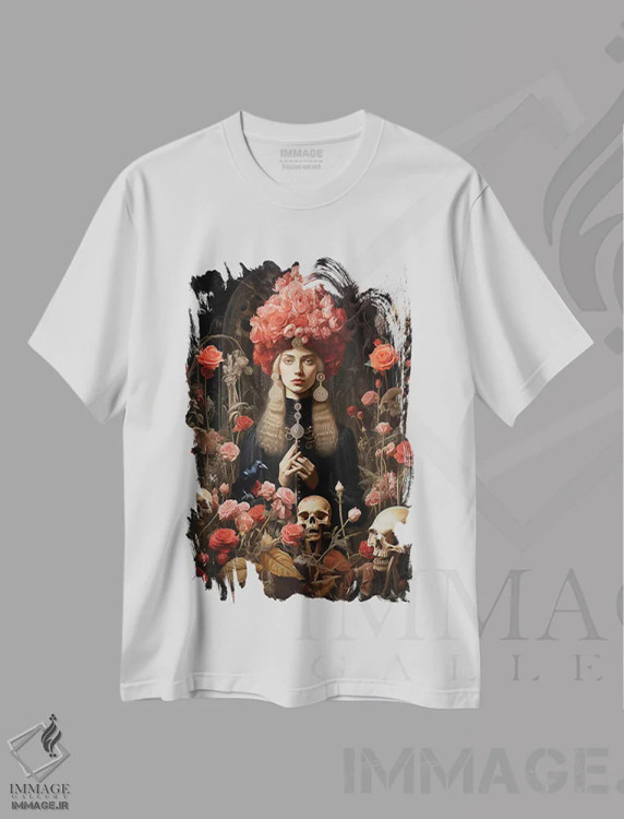 تیشرت سفید طرح دار – تیشرت فانتزی ,جادوگر پرندگان اثر کانر مک گوایر فروشگاه ایماژ