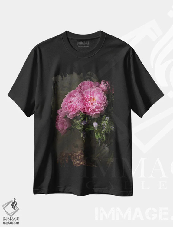 تیشرت مشکی طرح دار – تیشرت گل صدتومانی ,استادان هلندی XXIII اثر مایکل فرانک immage.ir