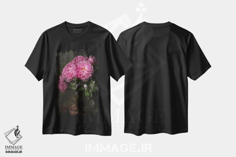 تیشرت مشکی طرح دار – تیشرت گل صدتومانی ,استادان هلندی XXIII اثر مایکل فرانک immage.ir