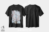 تیشرت مشکی طرح دار – تیشرت مینیمالیستی ,آلو اثر مایکل فرانک فروشگاه ایماژ