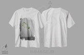 تیشرت سفید طرح دار – تیشرت هنری ,سفید XIX اثر مایکل فرانک immage.ir