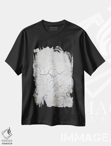 تیشرت مشکی طرح دار – تیشرت انتزاعی ,ترک ها اثر مارتینا هارتوش فروشگاه ایماژ