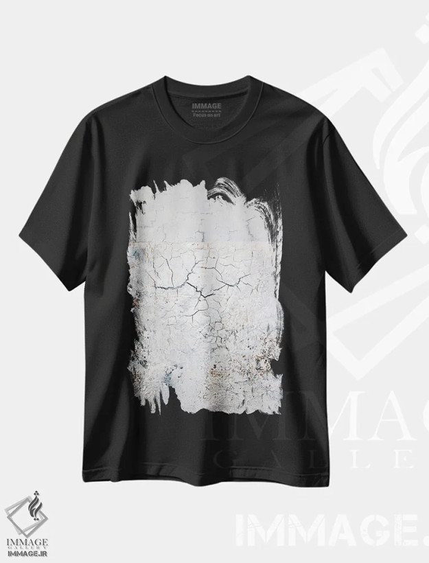 تیشرت مشکی طرح دار – تیشرت انتزاعی ,ترک ها اثر مارتینا هارتوش فروشگاه ایماژ
