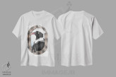 تیشرت سفید طرح دار – تیشرت دریایی ,مرغ دریایی ملوان اثر مندی هک فروشگاه ایماژ