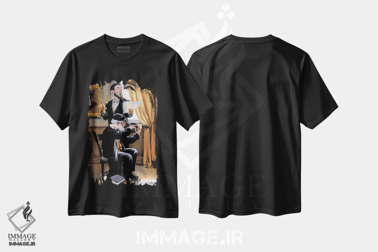 تیشرت مشکی طرح دار – تیشرت طبیعت ,صدای لهستان اثر ماهر مرکوس immage.ir