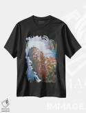 تیشرت مشکی طرح دار – تیشرت طبیعت ,بلندای ورنازا اثر ماهر مرکوس immage.ir