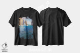 تیشرت مشکی طرح دار – تیشرت هنری ,ریویرا مکزیک اثر ماهر مرکوس فروشگاه ایماژ