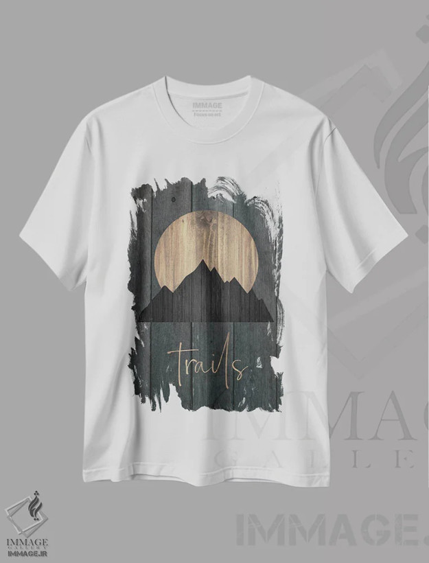تیشرت سفید طرح دار – تیشرت طبیعت ,جنگل وحشی I اثر ملودی هوگان فروشگاه ایماژ
