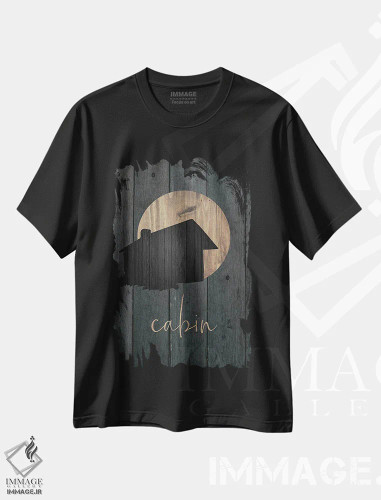 تیشرت مشکی طرح دار – تیشرت طبیعت ,جنگل وحشی II اثر ملودی هوگان فروشگاه ایماژ