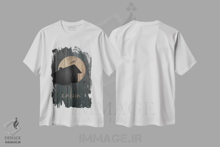 تیشرت سفید طرح دار – تیشرت طبیعت ,جنگل وحشی II اثر ملودی هوگان immage.ir