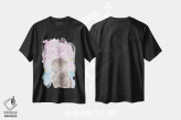 تیشرت مشکی طرح دار – تیشرت فانتزی ,آرزوی شکوفه های گیلاس اثر مارتین هسو فروشگاه ایماژ