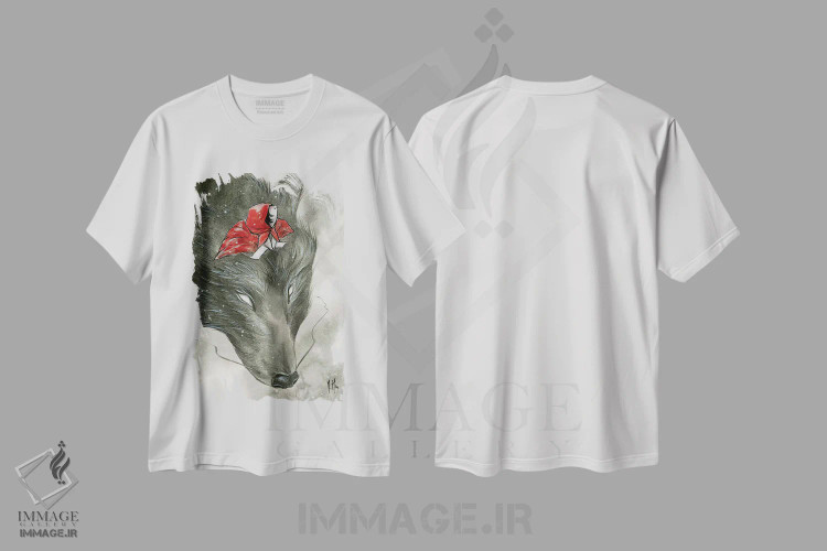 تیشرت سفید طرح دار – تیشرت حیوانات ,حیوانات روحی اثر مارتین هسو فروشگاه ایماژ
