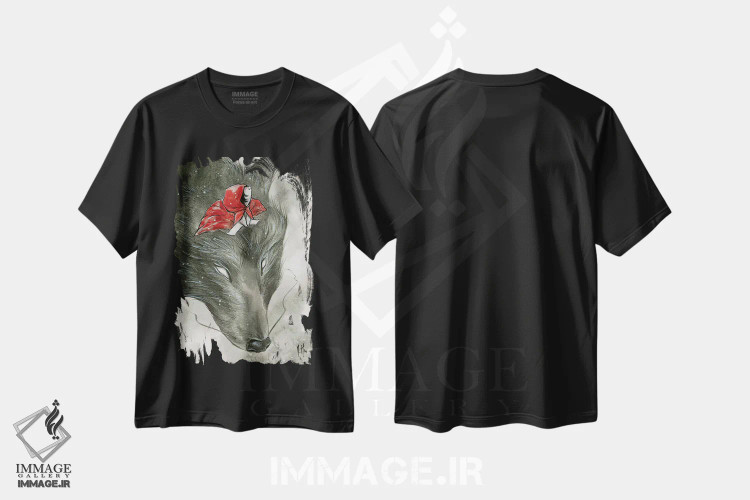 تیشرت مشکی طرح دار – تیشرت حیوانات ,حیوانات روحی اثر مارتین هسو immage.ir