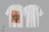تیشرت سفید طرح دار – تیشرت فانتزی ,پدر و پسر اثر مارتین هسو فروشگاه ایماژ