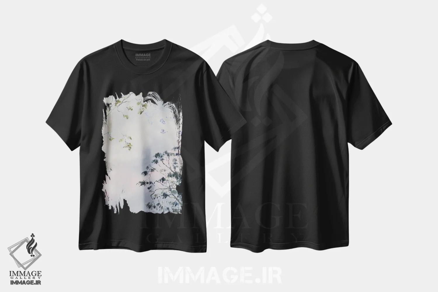 تیشرت مشکی طرح دار – تیشرت هنری گلدار ,درخشش جاکاراندا در بریزبن اثر مردیت هاوس immage.ir