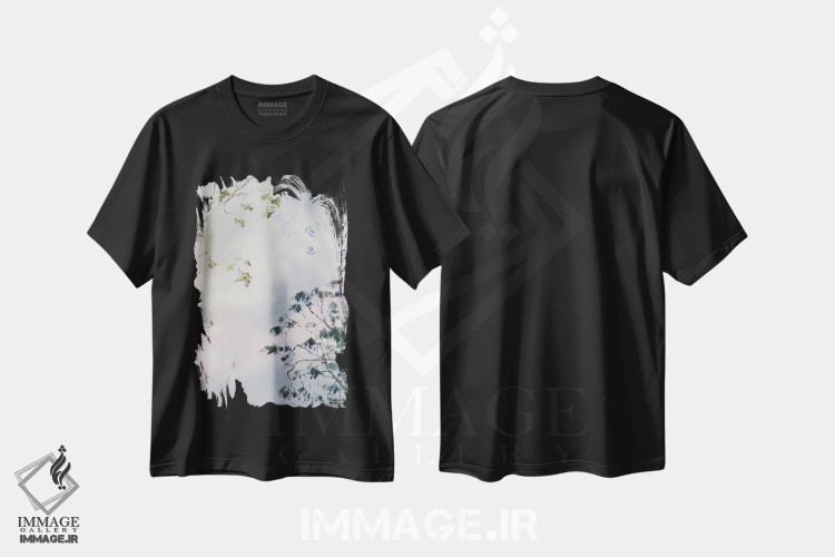 تیشرت مشکی طرح دار – تیشرت هنری گلدار ,درخشش جاکاراندا در بریزبن اثر مردیت هاوس immage.ir
