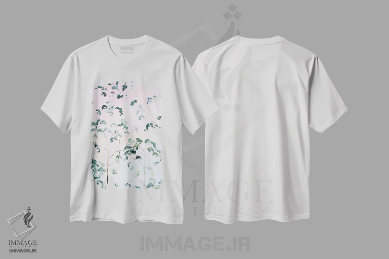 تیشرت سفید طرح دار – تیشرت هنری ,درخشش آخرین پرتوهای روز اثر مردیت هاوس immage.ir